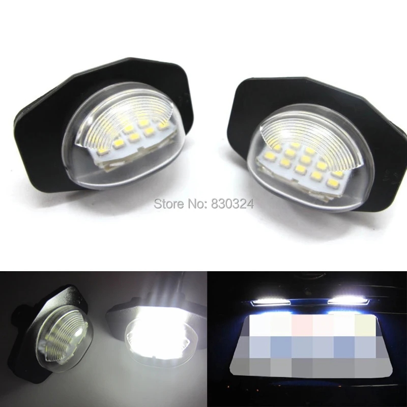 

2pcs 18 SMD LED License Plate Light Lamp for TOYOTA Corolla WISH IST BLADE SCION