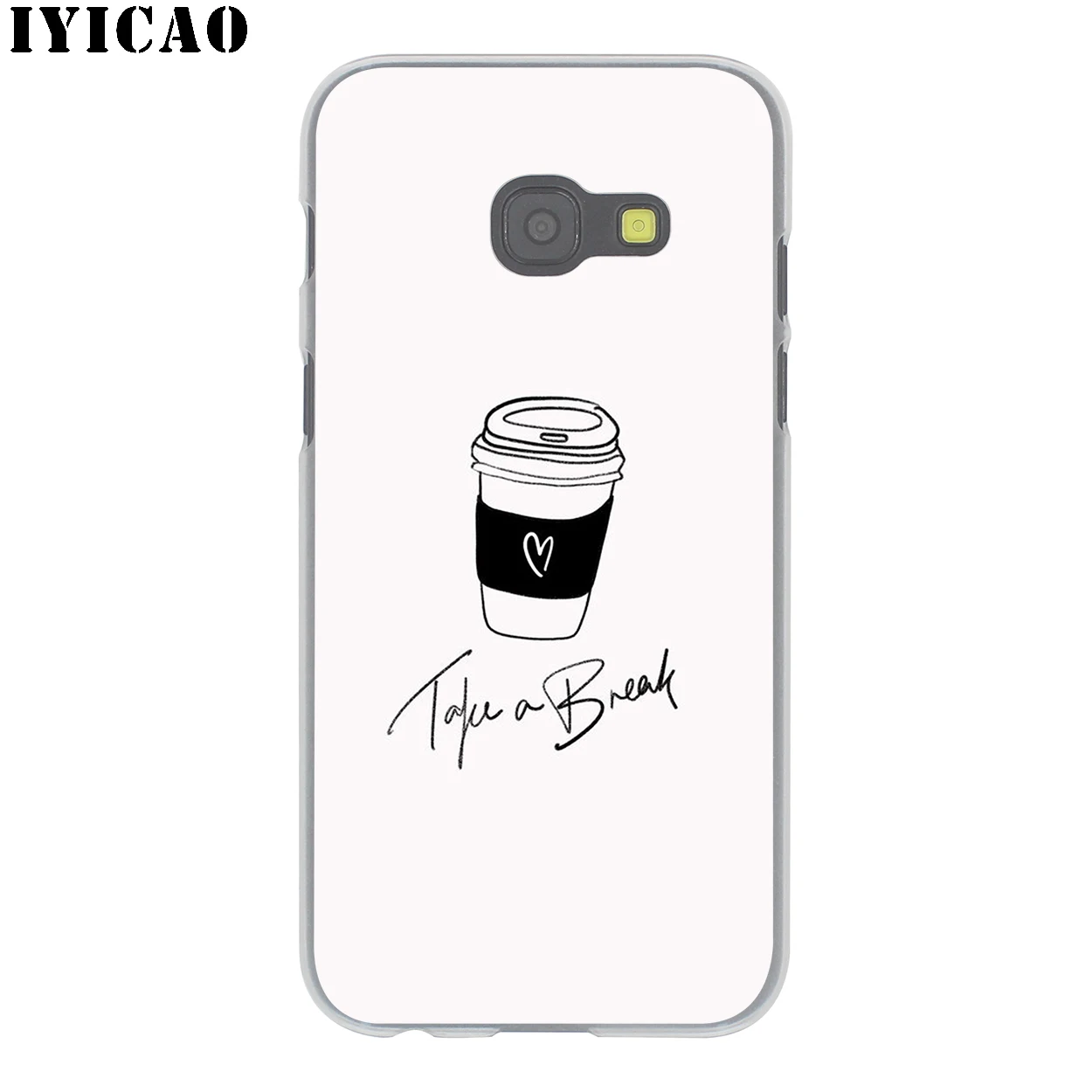 IYICAO первый кофейный жесткий чехол для Samsung Galaxy J6 J5 J1 J2 J3 J7 2017 2016 2015 Prime US EU