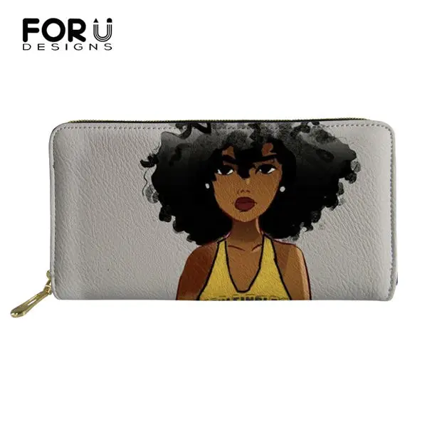 FORUDESIGNS/для женщин Изменить Кошельки Держатели Африканский обувь для девочек с принтом заграничного паспорта карман повседневное ПУ МО - Цвет: CDWX969Z21