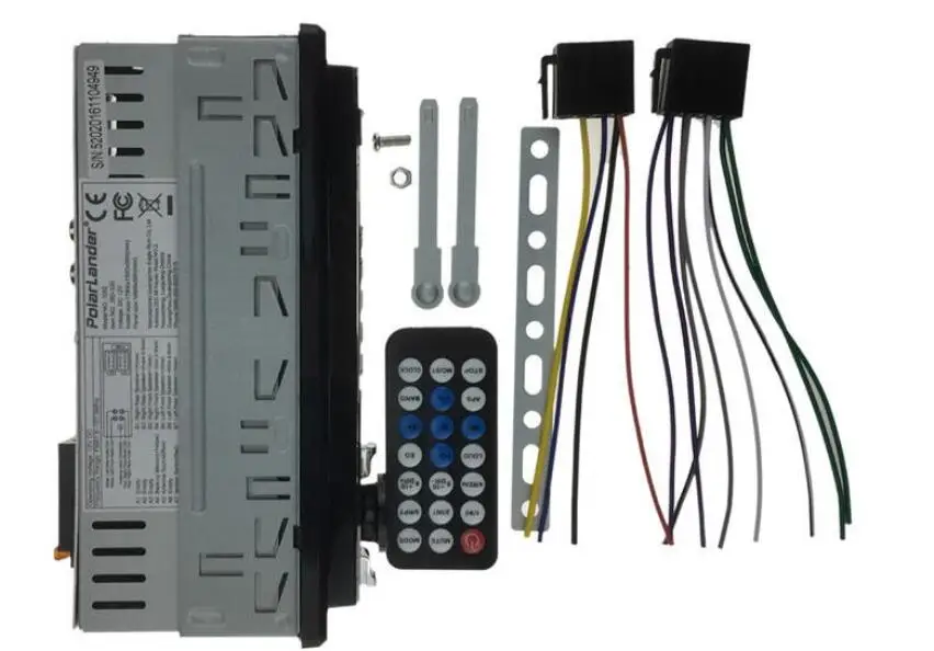 Bluetooth Handfree Автомобильный Радио MP3 аудио плеер FM/USB/SD/Aux In 1Din Dash 12V стерео пульт