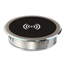 New Cylindric Qi Wireless Charger Charging Plate Portable Power Charging Pad Mini Charger Mat Mobile Power