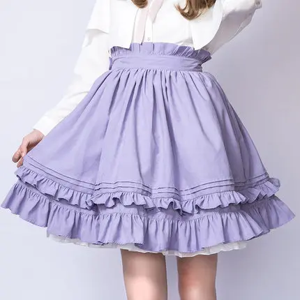 

Princess sweet lolita Dolly Delly Scalloped skirt Dolley-0062
