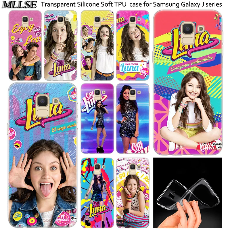 Прозрачный мягкий силиконовый чехол Soy Luna для Samsung Galaxy J2Pro J4 J6 J8 2018 J3 J5 J7 2016 2017 EU Prime