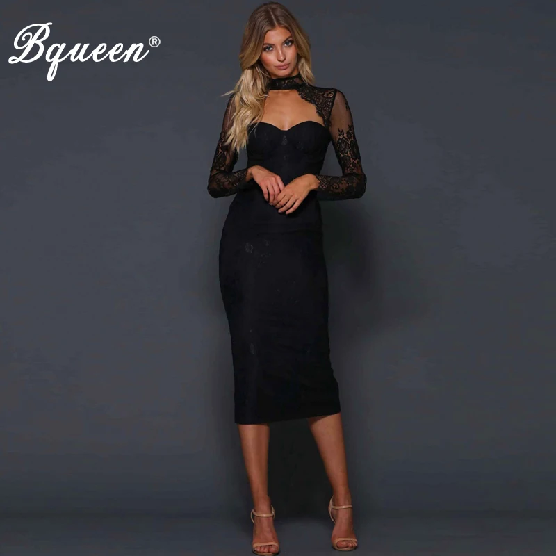 Bqueen Новое поступление пикантная обувь с кружевом длиной выше колена женское