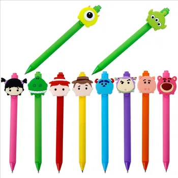 

Toy Story Buzz Lightyear candy color frosted 0.5 mm black gel pen Creative Learning stationery ball-point pen for kids