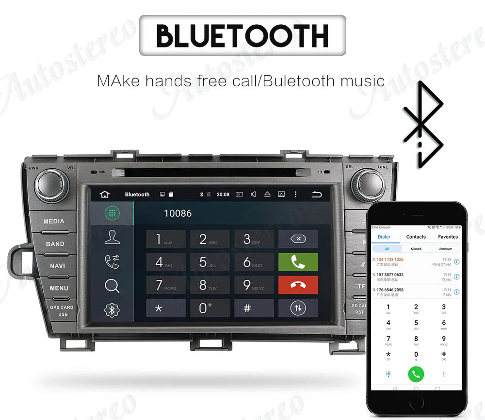 Sale Android 9 Car DVD Player GPS Navigation Stereo head unit for Toyota Prius 2009-2013 Car Radio tape recorder multimedia player 4G 24