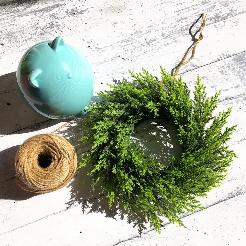 

INDIGO-Exclusive Sales -Small Door Hunging Christmas Wreaths Flower String Table Centerpiece Wedding Party Event Free Shipping