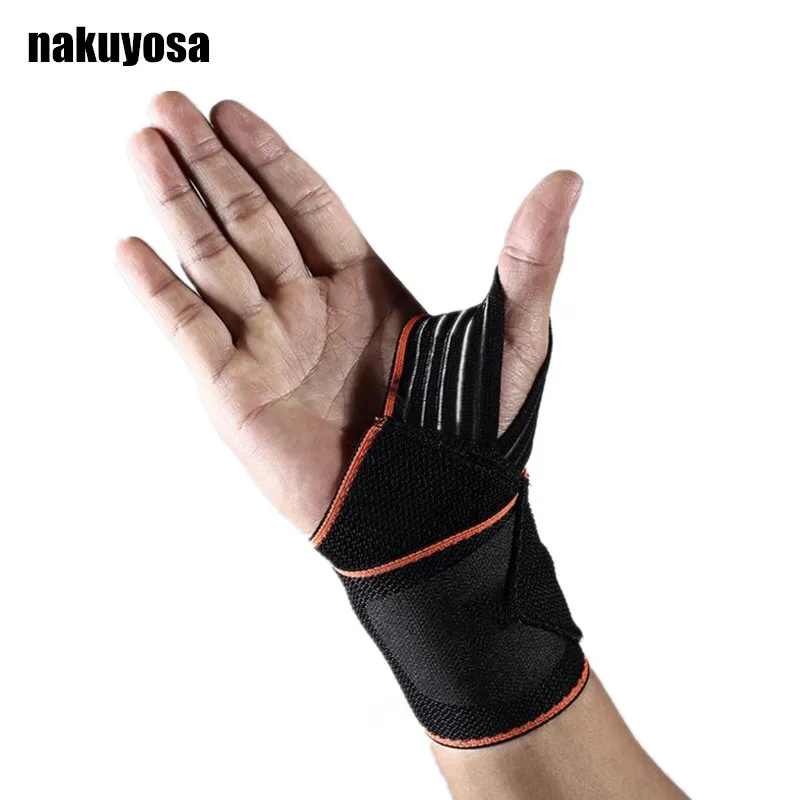 Sport Wristband Wrist Support Strap Wrap Bracer for Cycling Running