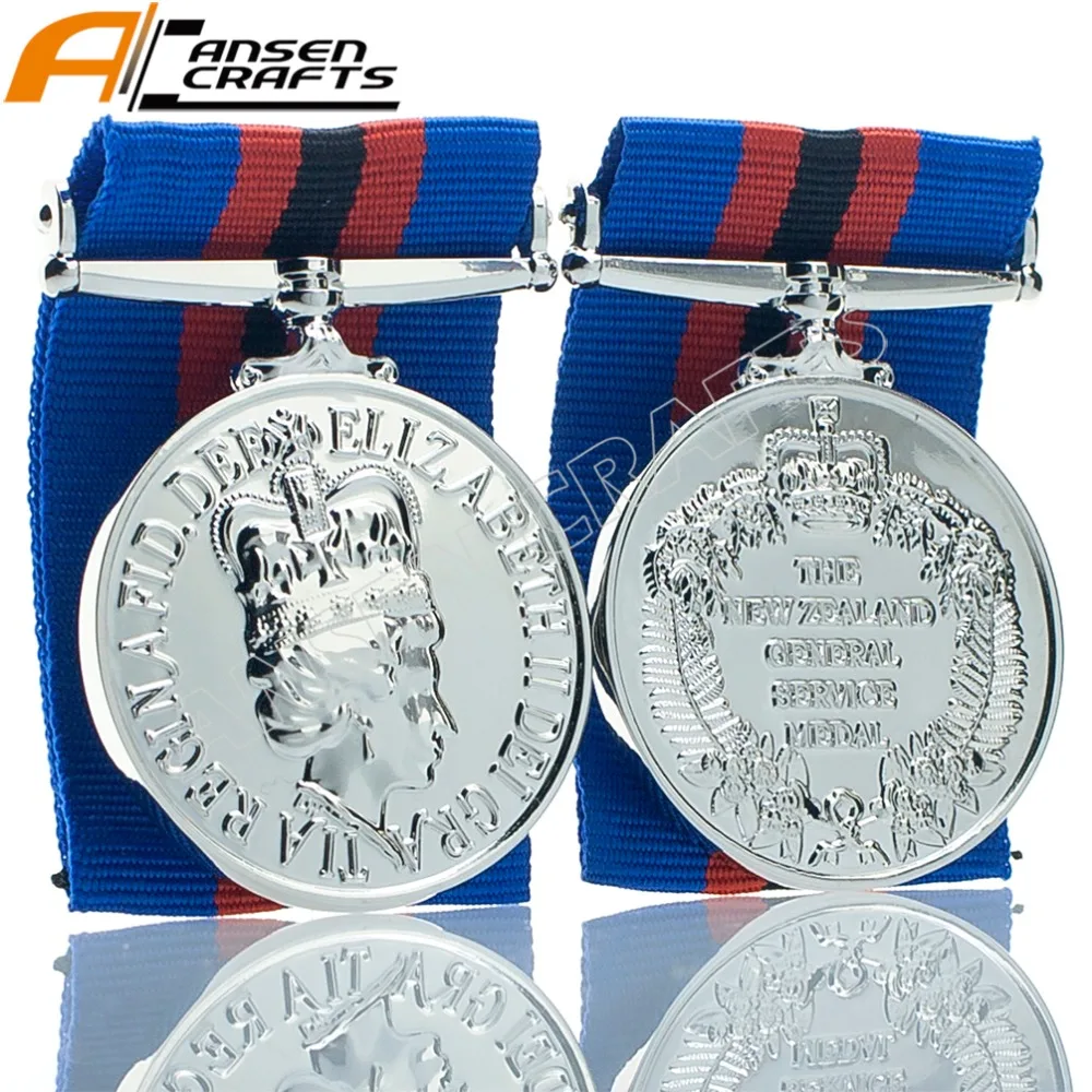 

General Service Medal 1992 Warlike Silver Non-Warlike Bronze New Zealand Military Medal