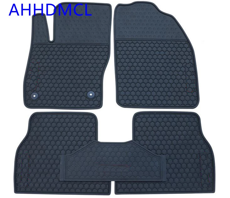 Car Rubber Floor Mats Anti Slip Mat Carpets Feet Pad For Ford