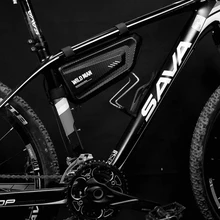 Triangular hard bag wild man's bicycle L large capacity waterproof front bag Triangular hard bag