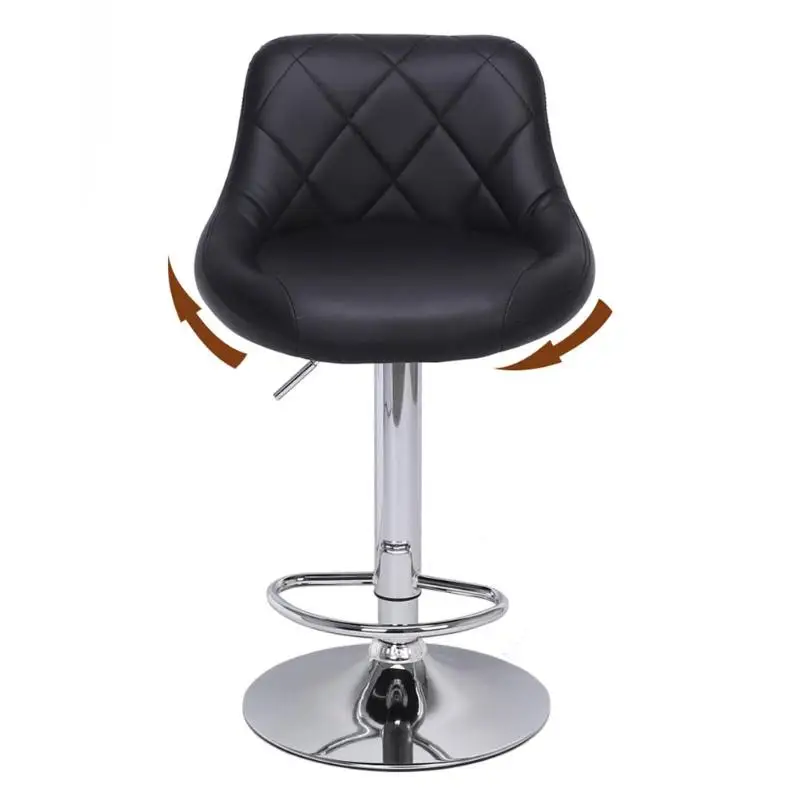 2 шт. регулируемая спинка барный стул офисное кафе мебель комплект вращения стул