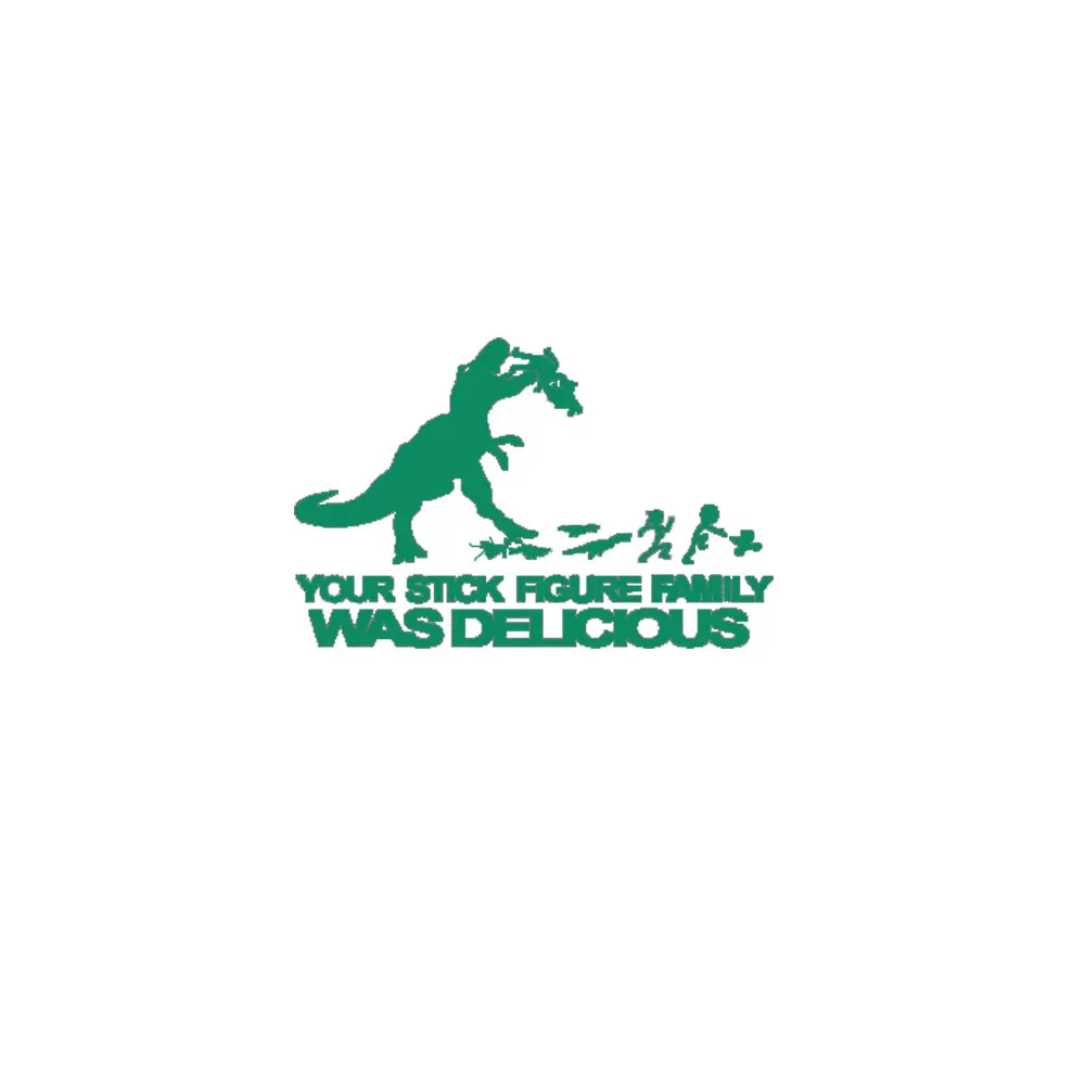 20cm13.2cm Dinosaur Sticker Decal For Car Truck Window Tool Boxes Wall Laptop Ipad Notebook Vinyl Bumper Stickers (6)