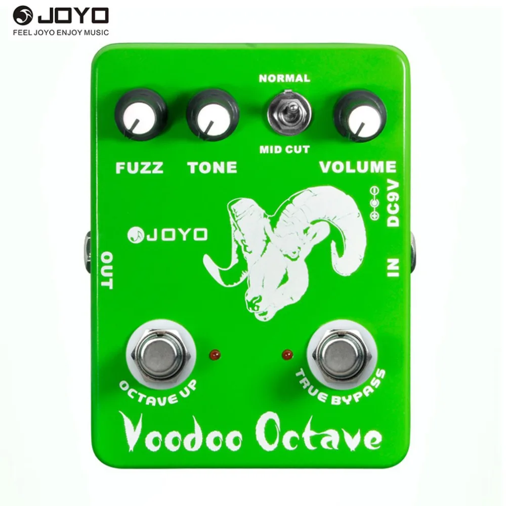 JOYO JF-12 Voodoo Octave Fuzz Effect Guitar Pedal Electric Bass Dynamic Compression Effects True Bypass Musical Guitar Accessory JOYO JF-12 Voodoo Octave Fuzz Effect Guitar Pedal Electric Bass Dynamic Compression Effects True Bypass Musical Guitar Accessory