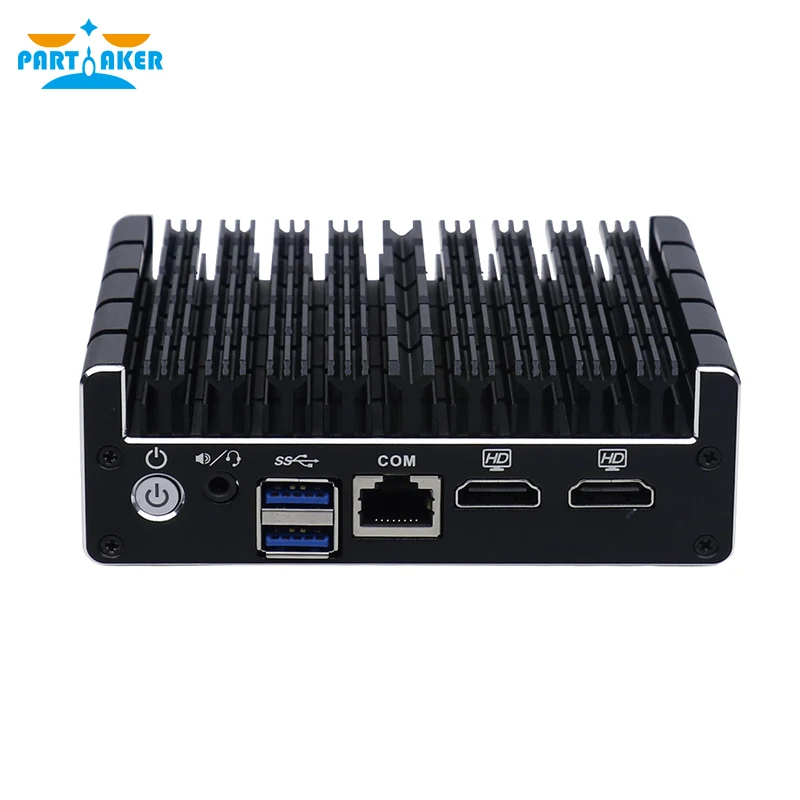 C4 безвентиляторный мини ПК Поддержка AES NI брандмауэра PFsense Intel Celeron J3060/J3160 с 4 * LAN 1 COM