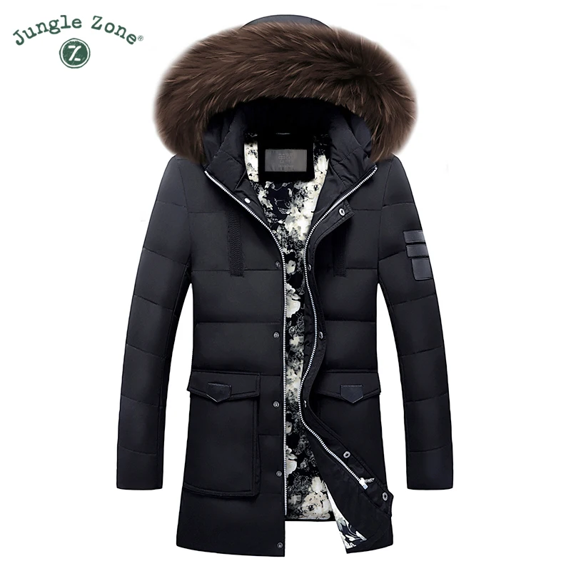 Men's Duck Down Jacket Plus Size Winter White Duck Down Jackets XXL ...