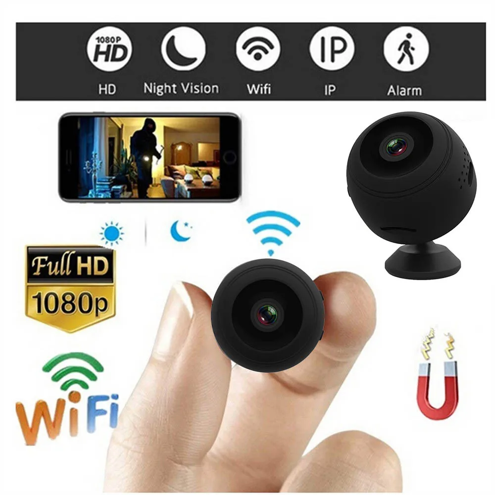 

155 Degree Mini Camera Wireless Wifi IP Security Camcorder 1080P HD Night Vision #3.7