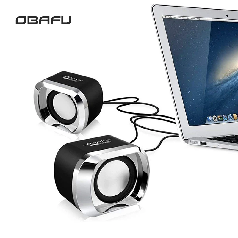 

1 Pair Mini Portable USB Stereo Speakers Clip-on line Controller Soundbar for Desktop Laptop Notebook Mp3 PC Computer