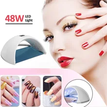 21 Светодиодный УФ светодиодный 48 Вт Светодиодный УФ-лампа для ногтей гель-отверждения быстро лампы ногти со светодиодной подсветкой лак сушилка машинка для дизайна ногтей
