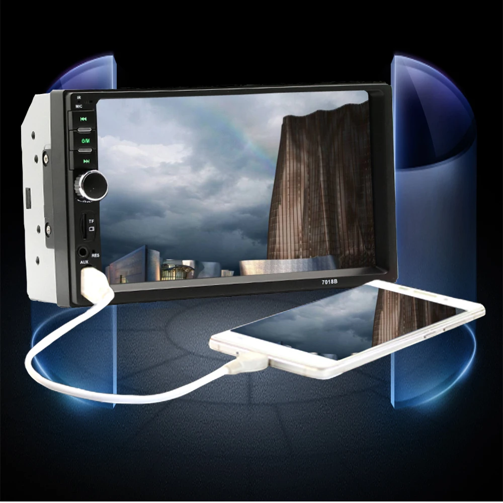 AMPrime Авторадио 2 din общие модели автомобиля 7 ''lcd сенсорный Bluetooth 2din