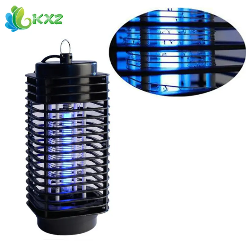 Black 220V Electric LED Mosquito Repellent Lamp Fly Bug Insect Flies