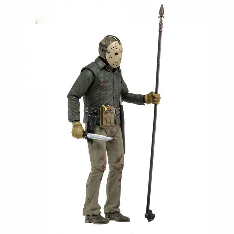 5 видов,, NECA Friday, 13th Part 2, 3, 5 V, 6 VI, 3D Джейсон, Фредди, фигурка, игрушка, кукла, подарок на Рождество, день рождения