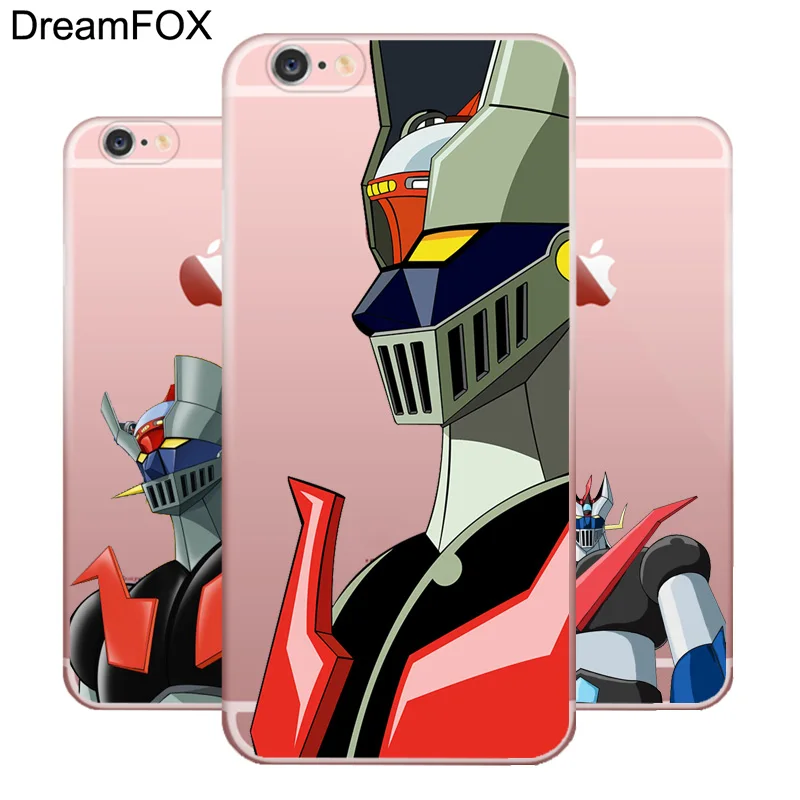 

DREAMFOX M256 Mazinger Z Soft TPU Silicone Case Cover For Apple iPhone X XR XS Max 8 7 6 6S Plus 5 5S SE 5C 4 4S