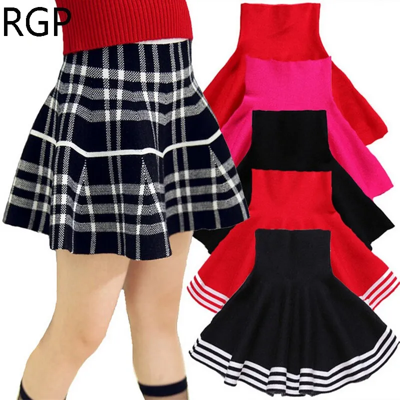 

New 2019 Spring Autumn Winter Casual Ball Gown Tutu Skirts for Girls Children Clothing Kids Short Skirt with a High Waist Skirts
