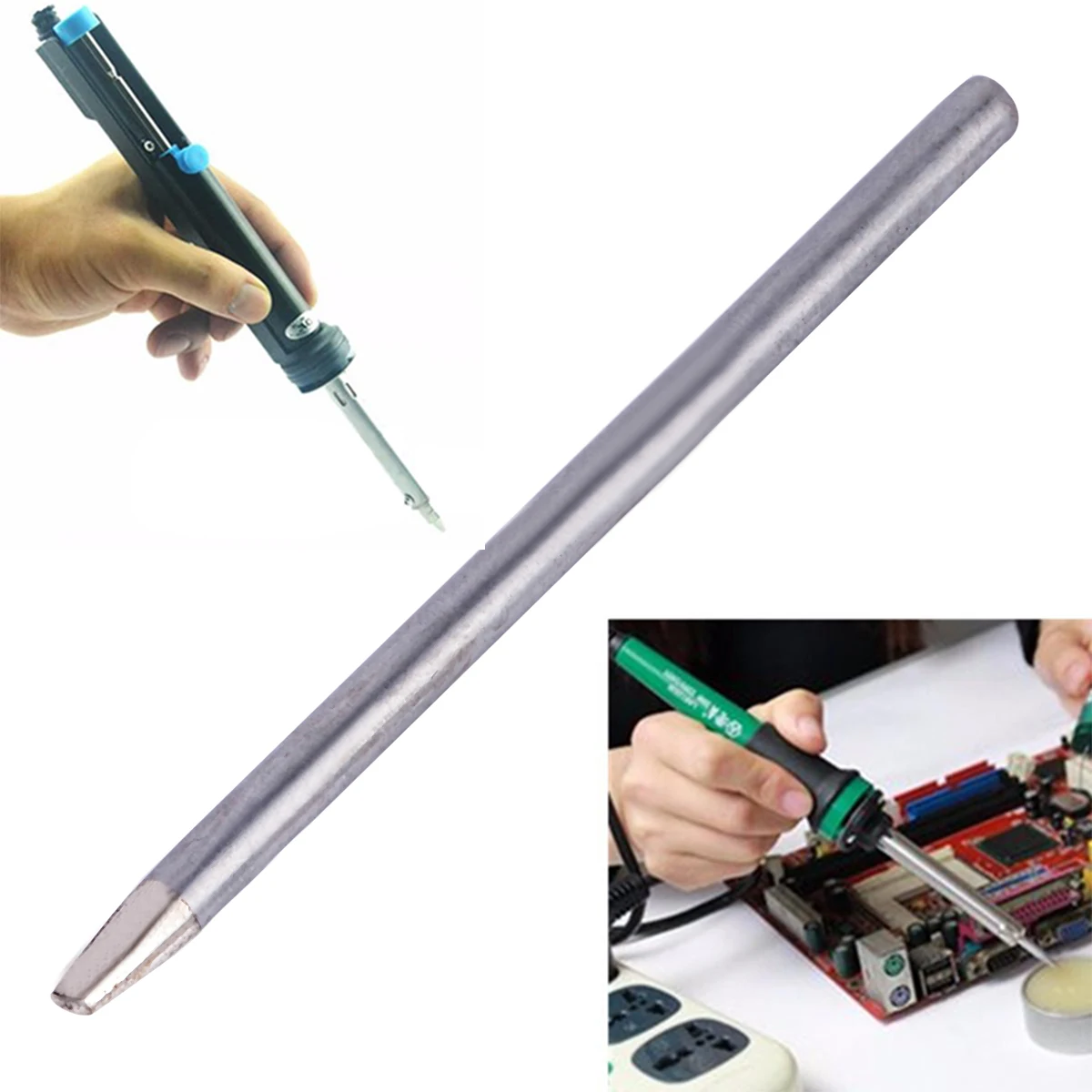 OSSIEAO 1pc 3.7mm 30W Replaceable Electric Soldering Tools Iron Bit Welder Solder Tips