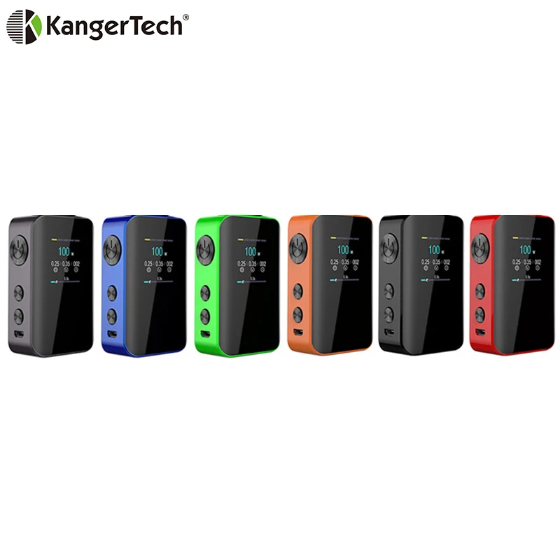 Kanger Vola 100W Box MOD Kit 2000mah Battery 1.3-inch TFT display Electronic Cigarette Vape Fits Vola Tank