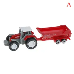 4 шт./компл. сплав инженерный автомобиль трактор игрушка модель фермы гусеничный транспорт Мальчик Модель игрушечной машины Детский День