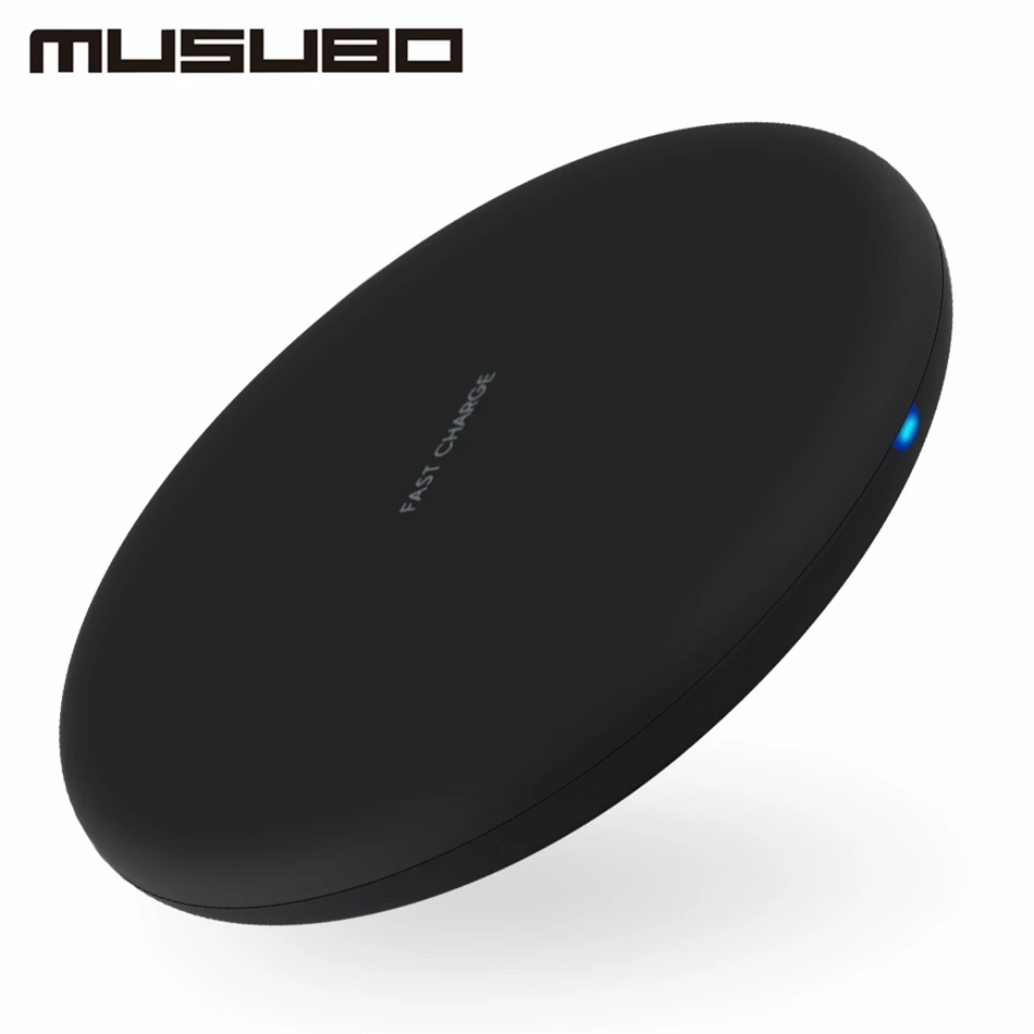 

Musubo 10W QI Fast Charger For Samsung Galaxy Note 9 8 5 S9 S8 Plus Wireless Charger For iPhone XS MAX XR X 8 Pus Phone Charging
