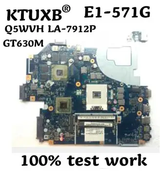 

KTUXB Q5WVH LA-7912P for ACER V3-571G E1-571G V3-531G E1-531G Notebook Motherboard PGA989 HM77 GT630M 2G DDR3 100% Test Work