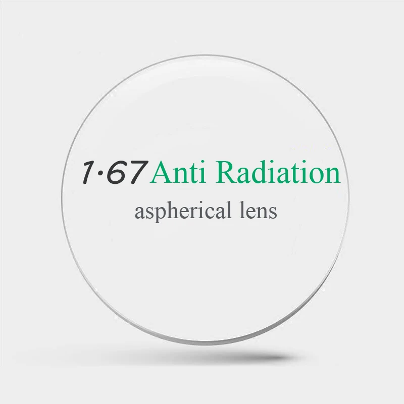 

MOYSSEN 1.67 index Super Thin Aspherical Surface Resin Lenses Anti-radiation Prescription Myopia Presbyopia Optical Lenses