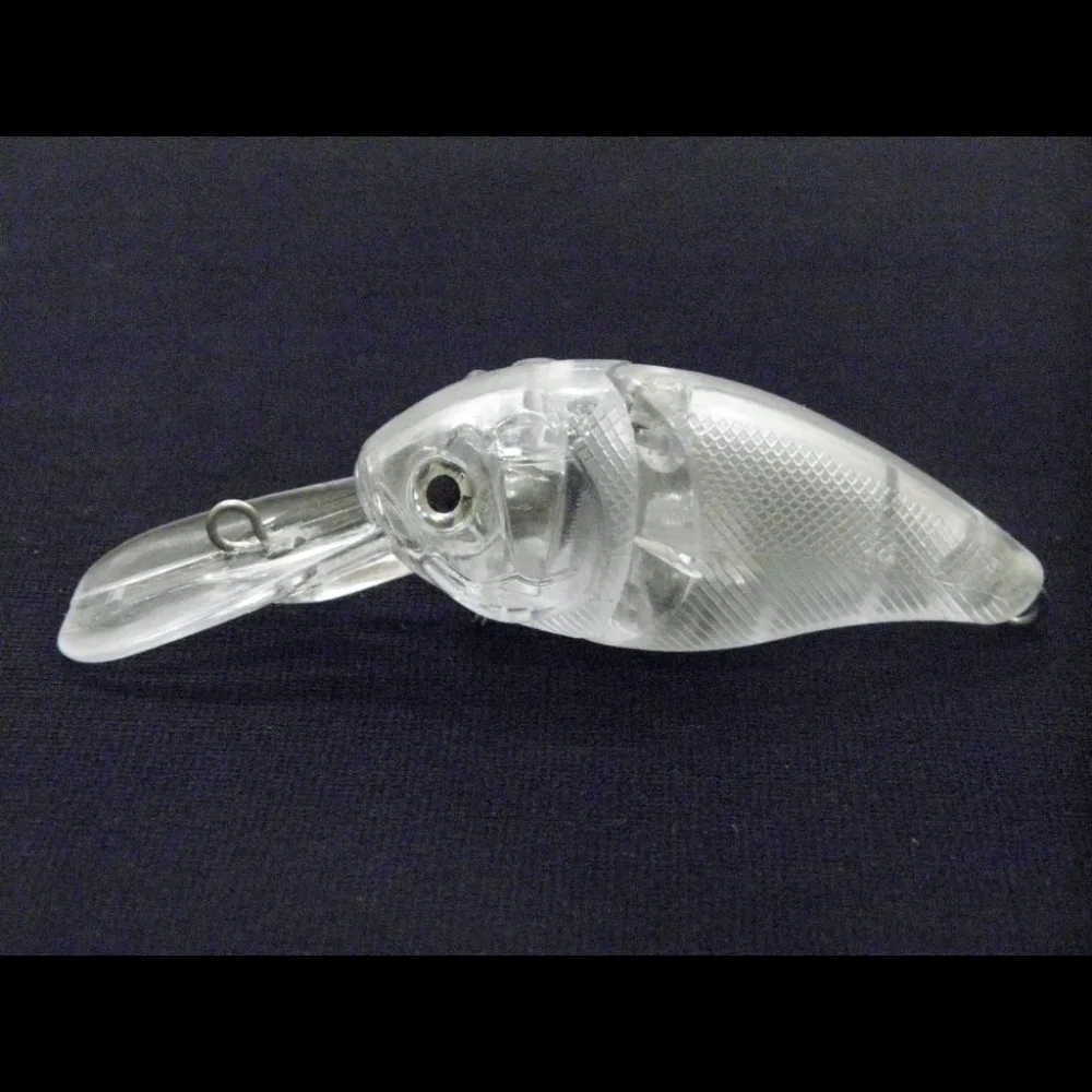 

wLure 10 Pieces Unpainted Fishing Lure 7g Joint Crankbait ABS Plastic Customize Painting with Free Eyes UPS144P10
