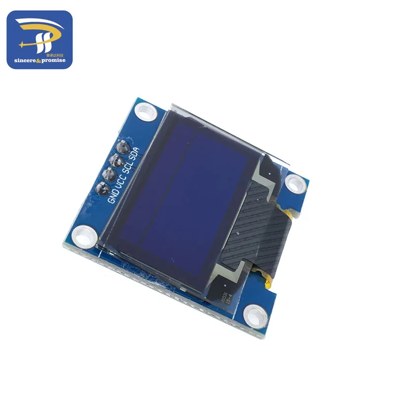 Модуль органического светодиода 0 96x0 96 белый и синий цвета 1 шт.|oled display module|display