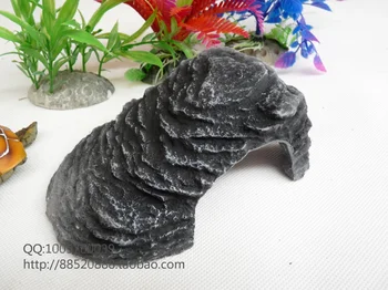 

Free shipping Aquarium pet turtle basking creepiness pier with holes fish tank tortoise ramp platform Resin