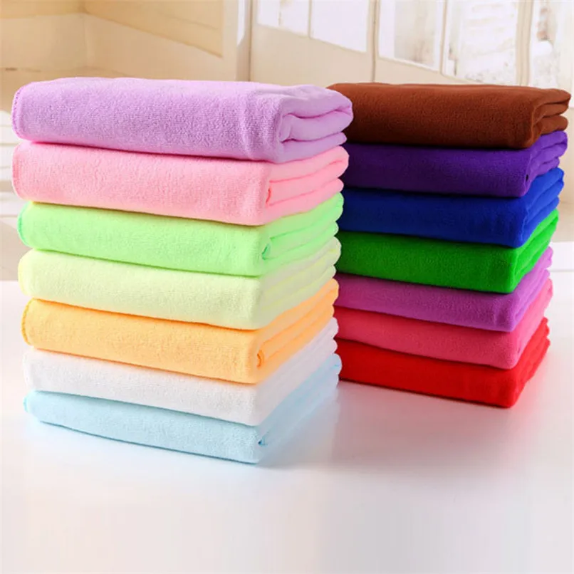 75x140cm Bath Towel Absorbent Microfiber Drying Bath Beach Towel Washcloth Shower bathroom accessories #2y30 (8)