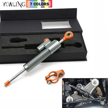 

CNC Universal Aluminum Motorcycle Steering Damper Stabilize For Yamaha MT09 MT07 YZF FZ1 R1 R3 R6 XJR1300 FJR 1300 1995-2003