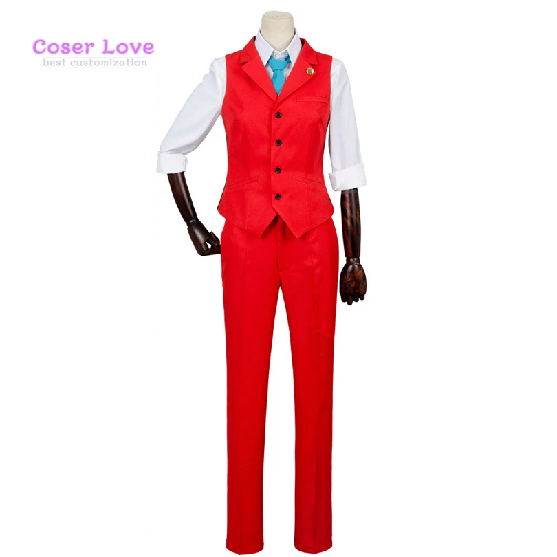 Ace Attorney: Apollo Justice Apollo Justice Cosplay Costume Di Carnevale Di Halloween Costume Di Natale