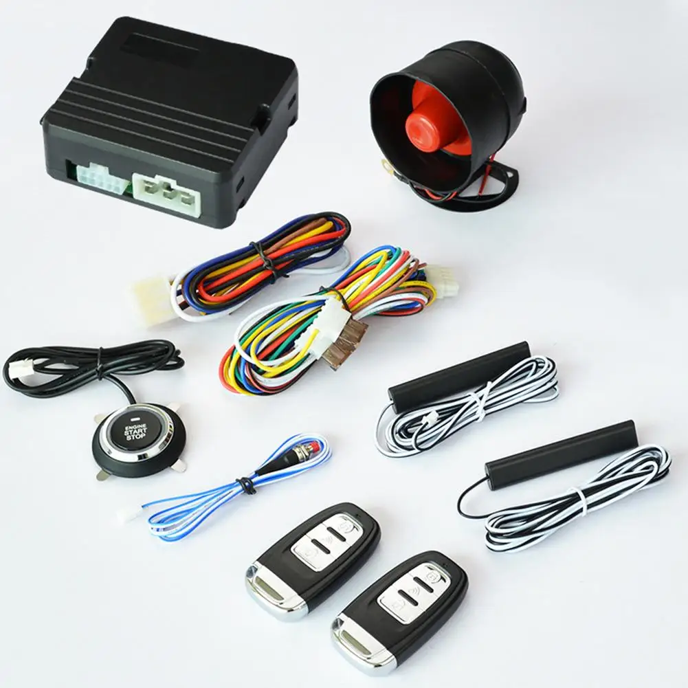 

K9 Intelligent One Button Start Car Alarm System Keyless Center Input Auto Compatiable With Cardt GPS Module Dropship 6.30