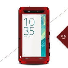 Любовь Мэй Водонепроницаемый чехол для Sony Xperia X f5121 ударопрочный жесткий Алюминий Капа для Sony Xperia X Dual SIM F5122 защитная крышка