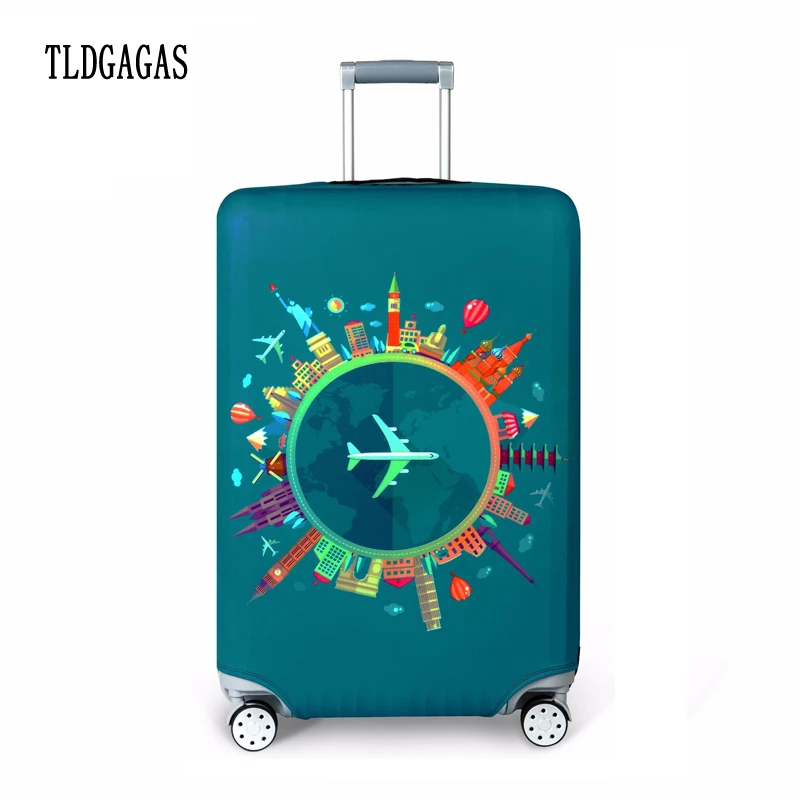 Shining Galaxy Starry Sky Travel Luggage Protector Case Suitcase Protector For Man&Woman Fits 18-32 Inch Luggage Shining Galaxy Starry Sky Travel Luggage Protector Case Suitcase Protector For Man&Woman Fits 18-32 Inch Luggage