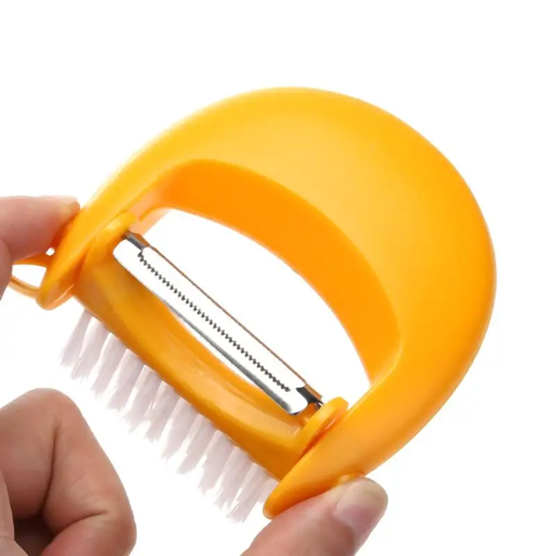 Buy Fruit Vegetable Peeler Zester with Cleaning Brush
