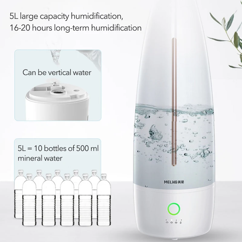 MeiLing ультразвуковой увлажнитель тумана Fogger Ani dry Utrasonic ароматерапия диффузор 5L