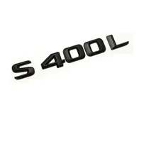 Матовый черный "S 400L" Автомобильный багажник задние буквы слово значок эмблема письмо наклейка Наклейка для Mercedes Benz S класс S400L