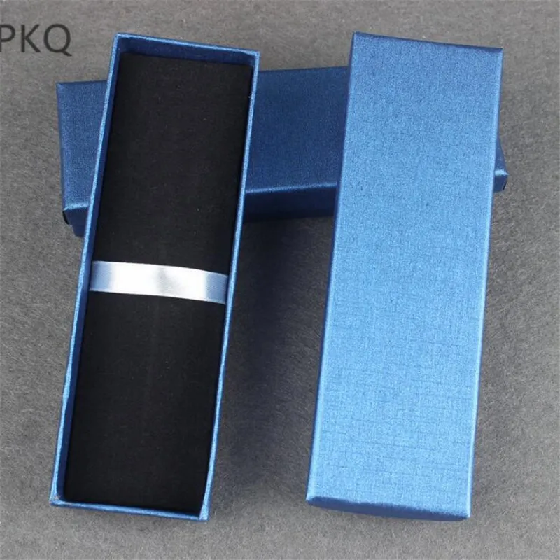 

20pcs/lot Free Shipping Gift boxes with lid Black Paper box for pen Stationery Craft cardboard box Party Business supplies