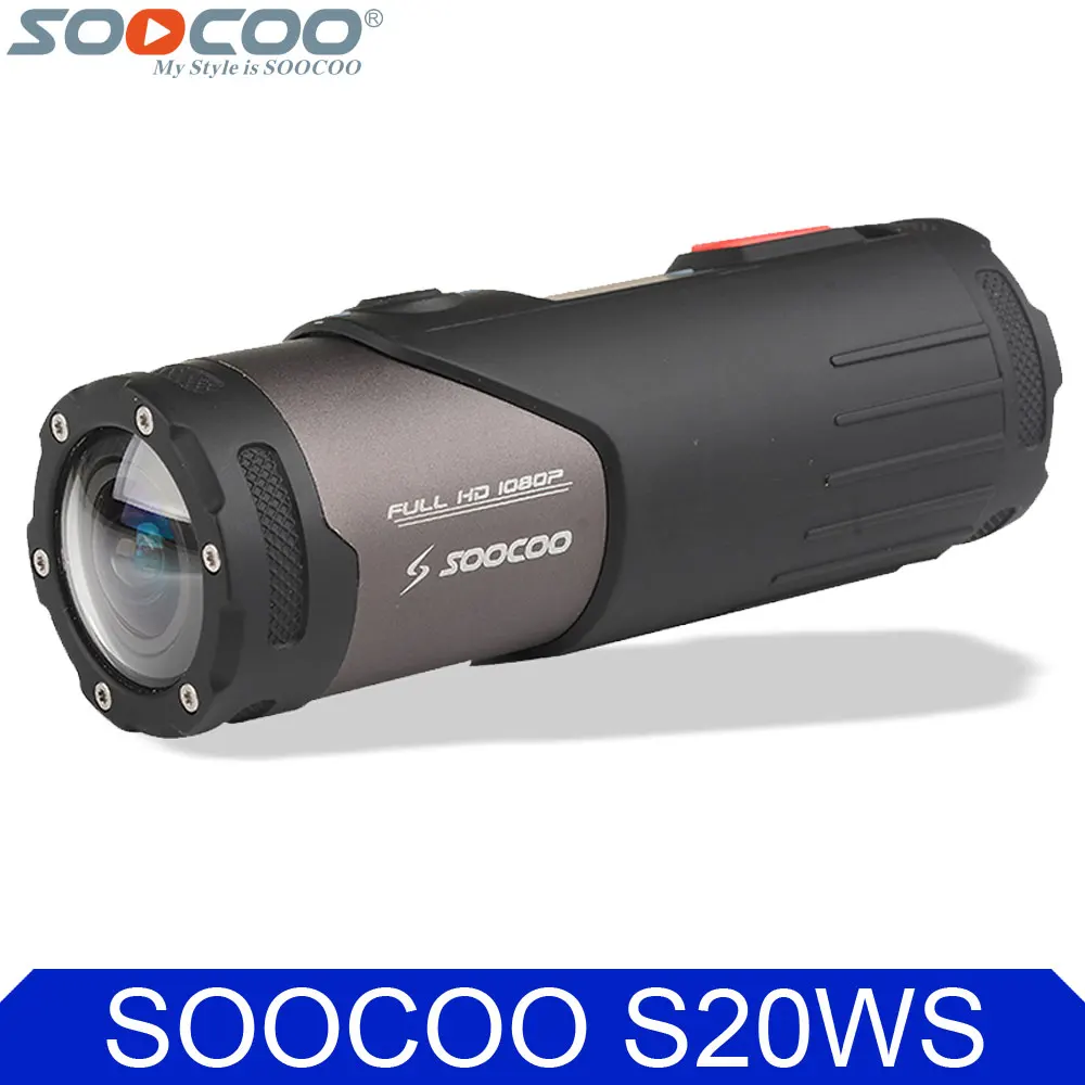 Original SOOCOO S20WS Wifi Sports Action Video Camera Waterproof 10M 1080P Full HD Bicycle Cycling Helmet Mini Outdoor Sport DV camera : image Original SOOCOO S20WS Wifi Sports Action Video Camera Waterproof 10M 1080P Full HD Bicycle Cycling Helmet Mini Outdoor Sport DV camera