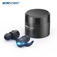 WONSTART True Wireless Earbuds With Charging Case TWS earpiece headphone with Mic W302RD headset Bluetooth earphone