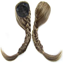 Best Price TOPREETY Heat Resistant Synthetic Hair 60gr Braided Gradient Bangs Plaited Front Fishtail Fringe Clip In Hair extension B12 Best Price TOPREETY Heat Resistant Synthetic Hair 60gr Braided Gradient Bangs Plaited Front Fishtail Fringe Clip In Hair extension B12